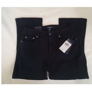 Stretchy Navy Blue Slimming Capris 6